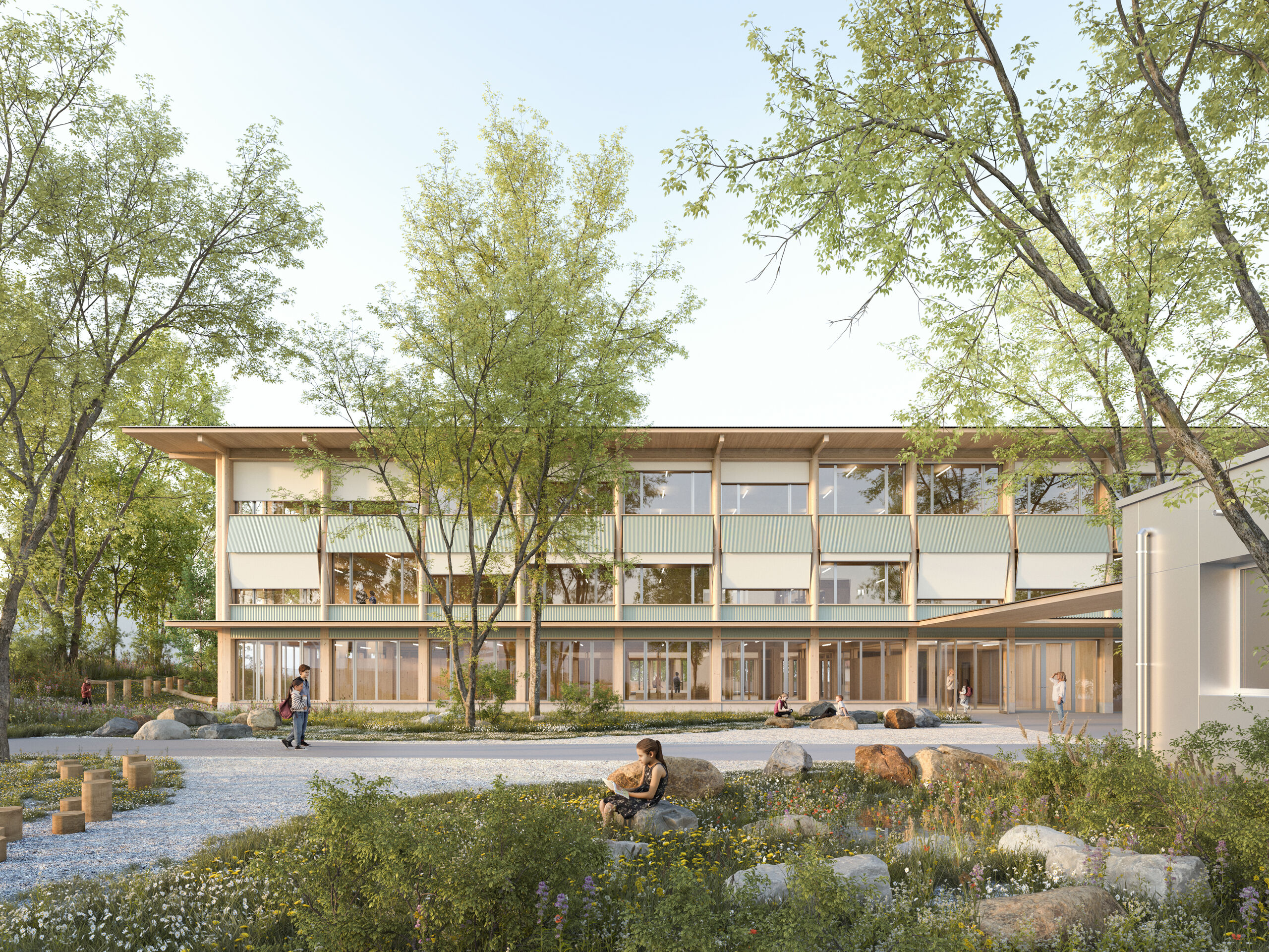 The Primary School in Düdingen takes the 4th prize