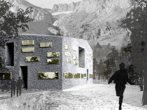 Mountain Lodge Sierra Nevada USA