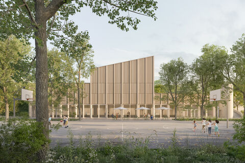 School area Allmend Meilen