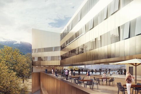 University campus Sion